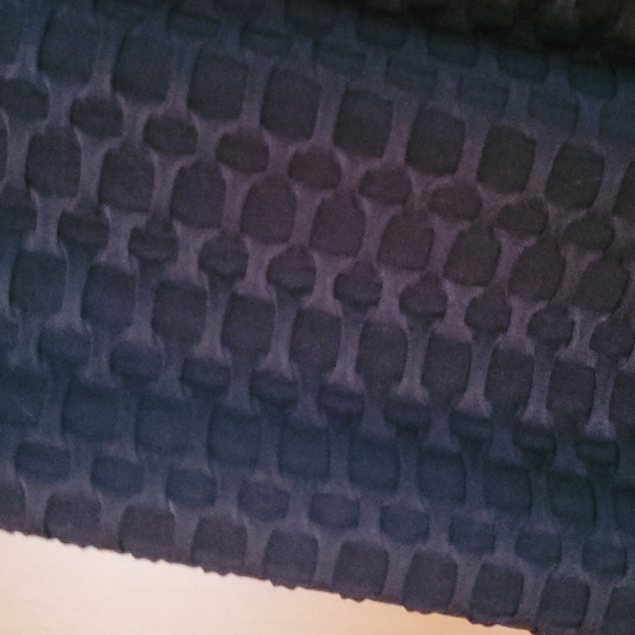 BBJ Los Angeles small spandex puckered black leggings with elastic and tie. - Picture 12 of 12